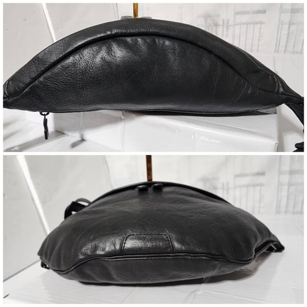 SOLD***Authentic LOUIS VUITTON Monogram Shadow Leather Discovery Bum/Waist Bag - Picture 12 of 15